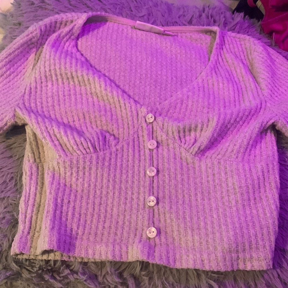 Cream Colored Crop Top